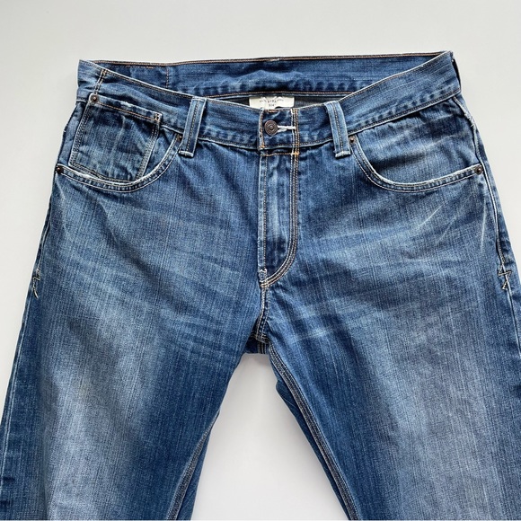 Levi's Men's Flap Pocket 514 Slim Straight Medium Blue Jeans 34 x 30 - Picture 4 of 13